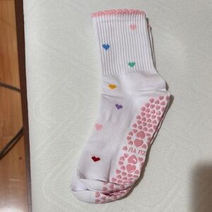 Pink Lagree Pilates Grip Socks